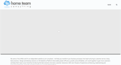 Desktop Screenshot of hometeamconsulting.com
